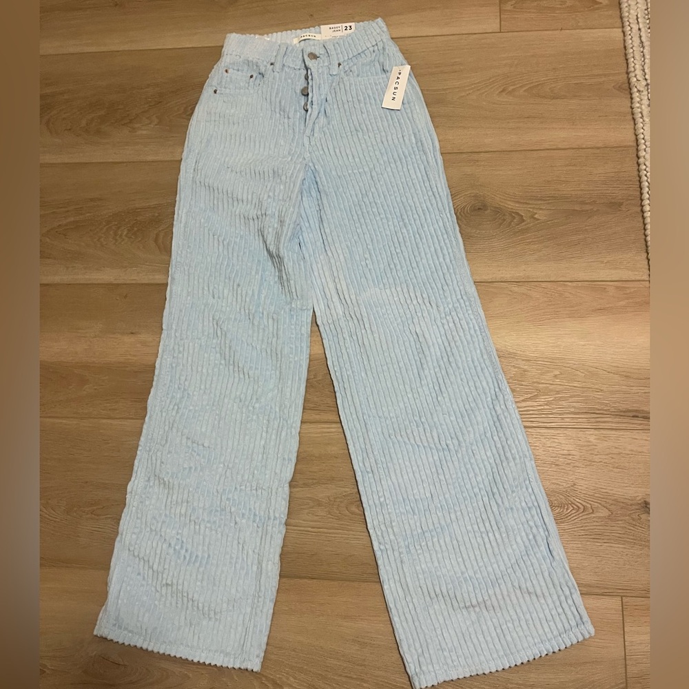 Pacsun light blue corduroy jeans never been worn.